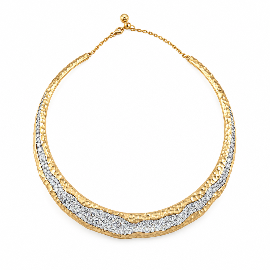 Necklaces with consistent framing